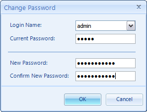 Change Password Dialog